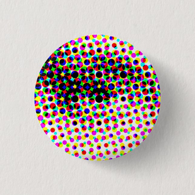 Bóton Redondo 2.54cm Jezebel Eyes (Frente)