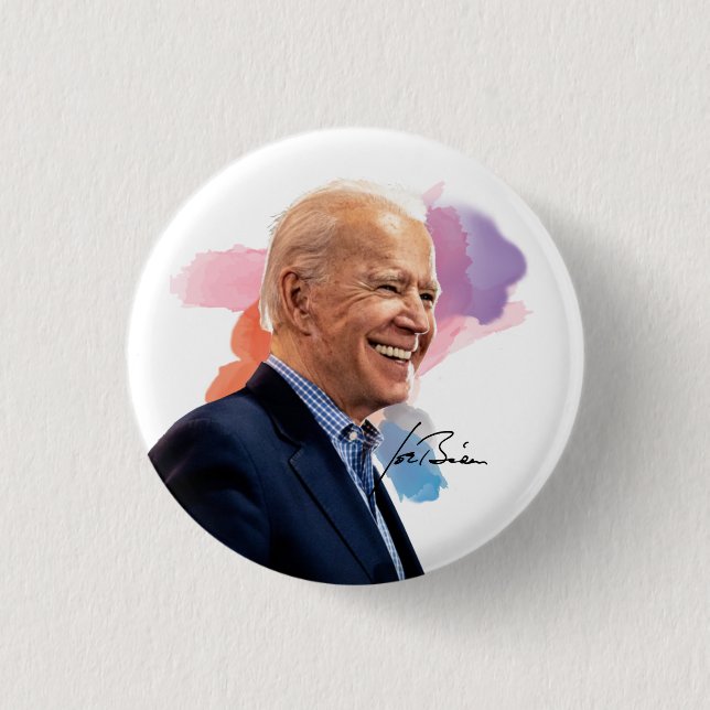 Bóton Redondo 2.54cm Joe Biden 2020 (Frente)
