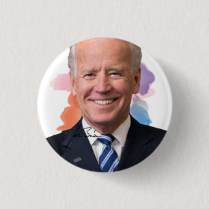 Bóton Redondo 2.54cm Joe Biden - Kamala Harris 2020