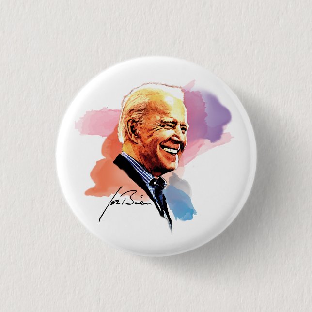 Bóton Redondo 2.54cm Joe Biden - Kamala Harris 2020 (Frente)