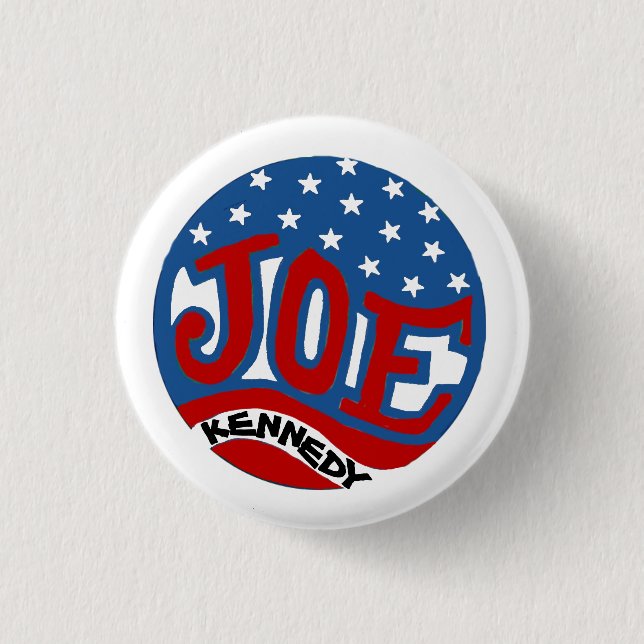 Bóton Redondo 2.54cm Joe Kennedy (Frente)