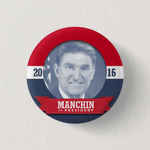 BÓTON REDONDO 2.54CM JOE MANCHIN 2016