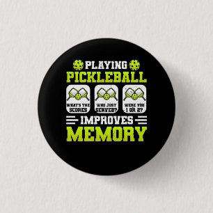 Bóton Redondo 2.54cm Jogar Pickleball melhora a memória O que é que mar