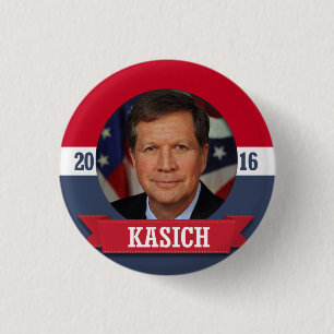 BÓTON REDONDO 2.54CM JOHN KASICH 2016