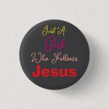 Just a Girl Who Follows Jesus Colorful