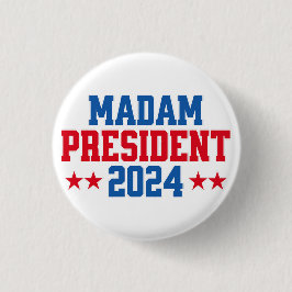 Bóton Redondo 2.54cm Kamala Harris