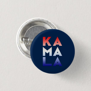 Bóton Redondo 2.54cm kamala Ka mãe la 3 sílaba marinho azul vermelho