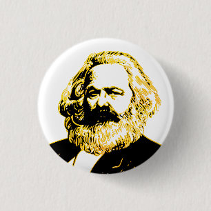 Bóton Redondo 2.54cm Karl Marx