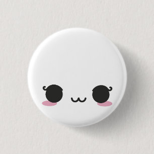 Bóton Redondo 2.54cm Kawaii enfrenta
