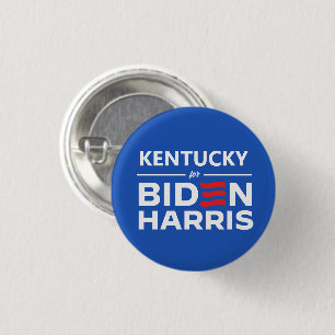 Bóton Redondo 2.54cm Kentucky para Biden Harris