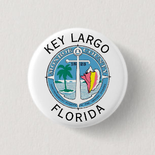 Bóton Redondo 2.54cm Key Largo - Florida Keys