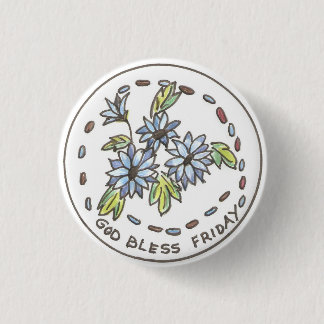 Bóton Redondo 2.54cm Korenbloem