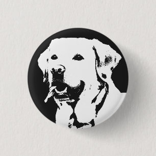 Bóton Redondo 2.54cm Labrador Retriever