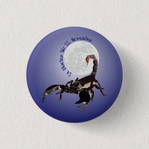 Bóton Redondo 2.54cm Lacrau Tierkreiszeichen Button