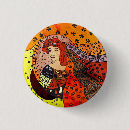 Bóton Redondo 2.54cm Lady Nature