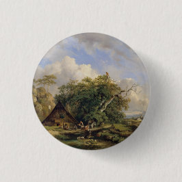 Bóton Redondo 2.54cm Landschaft bei Gutenstein - Dominik Schufried