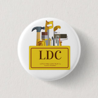 Bóton Redondo 2.54cm LDC listos para construir el nuevo mundo!