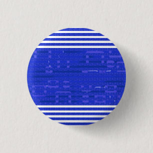 Bóton Redondo 2.54cm Legal Circuito - Grelhas Geométricas Azul
