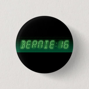 Bóton Redondo 2.54cm Leitura Digital Bernie Sanders