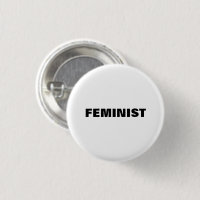 Letras negras "feministas" - fundo branco