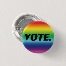 Letras pretas "Vote", orgulho lgbtq lgbt arco-íris
