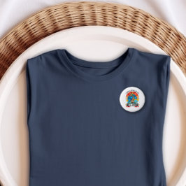 Bóton Redondo 2.54cm Levei até o Tio Button