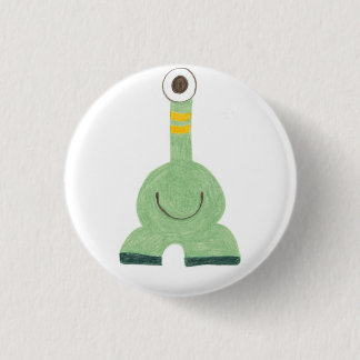 Bóton Redondo 2.54cm Listras amarelas