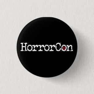 Bóton Redondo 2.54cm Logotipo de HorrorCon