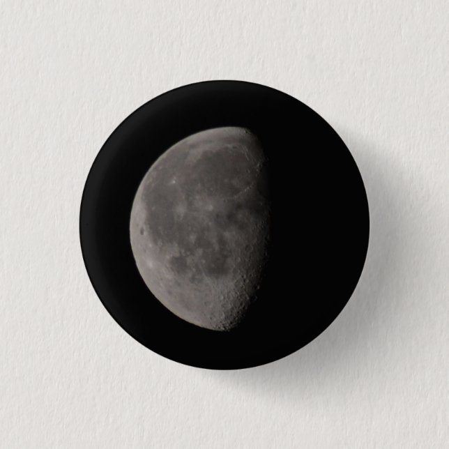 Bóton Redondo 2.54cm Lua (Frente)