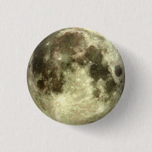 Bóton Redondo 2.54cm Lua cheia