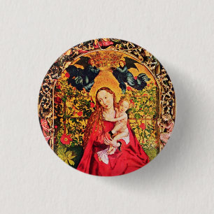 BÓTON REDONDO 2.54CM MADONNA DA ROSA BOWER
