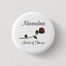 "Madrinha de casamento" - Rosa estempilado longo v