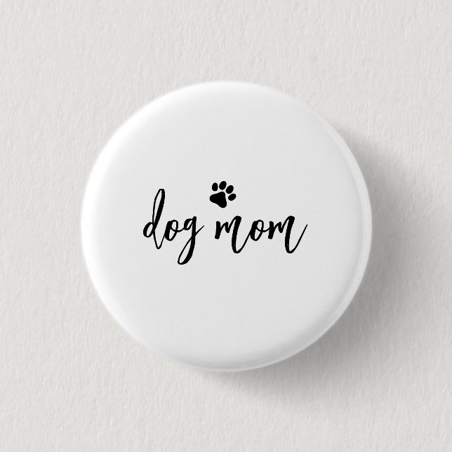 Bóton Redondo 2.54cm Mãe cachorra (Frente)