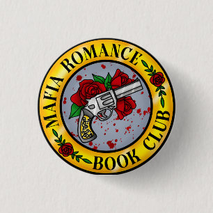 Bóton Redondo 2.54cm Mafia Romance Book CLub Crachá