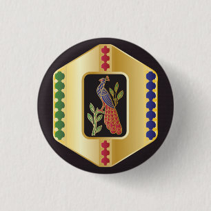 Bóton Redondo 2.54cm Mah Jongg Jewelry Button