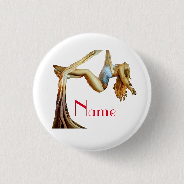 Bóton Redondo 2.54cm Malhação aérea de ioga Thunder_Cove (Frente)