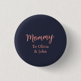 Bóton Redondo 2.54cm Mamãe Personalizada