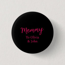 Bóton Redondo 2.54cm Mamãe Personalizada