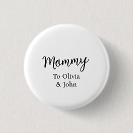Bóton Redondo 2.54cm Mamãe Personalizada