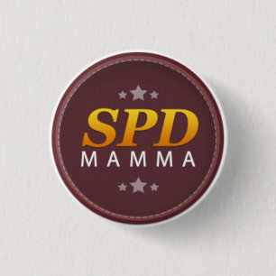 Bóton Redondo 2.54cm Mamães do SPD