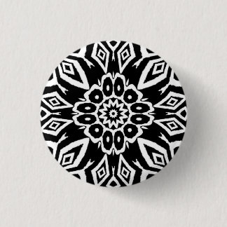 Bóton Redondo 2.54cm Mandala da Meia-Noite