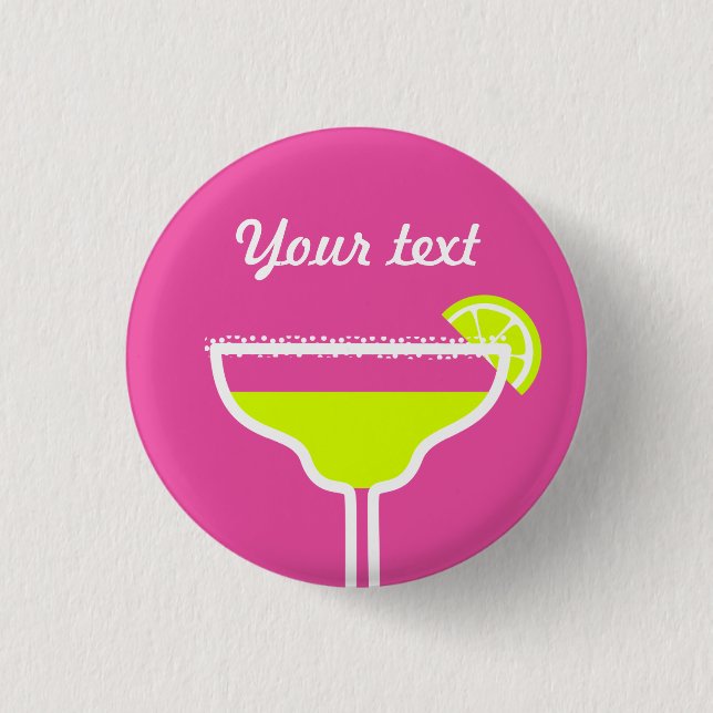 Bóton Redondo 2.54cm Marguerita (Frente)