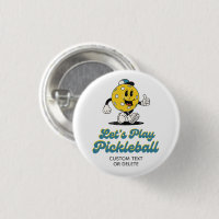 Mascote de Cartoon de Pickleball Engraçado do Part