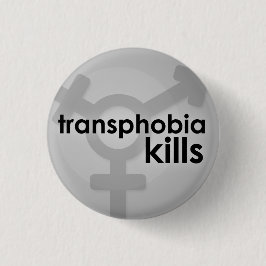 Bóton Redondo 2.54cm Matares de Transphobia