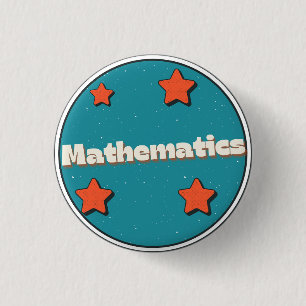 Bóton Redondo 2.54cm Matemática