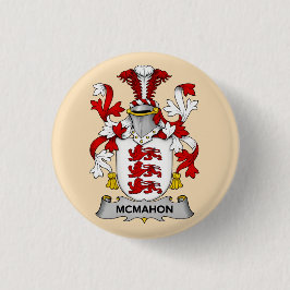 Bóton Redondo 2.54cm McMahon Family Coat of Arms Button 