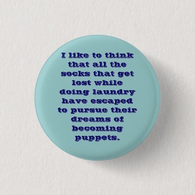 Bóton Redondo 2.54cm meias (Frente)