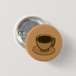 Bóton Redondo 2.54cm Meio século Moderno Café Marrom