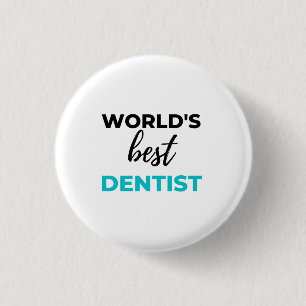 Bóton Redondo 2.54cm Melhor Dentista do Mundo 2
