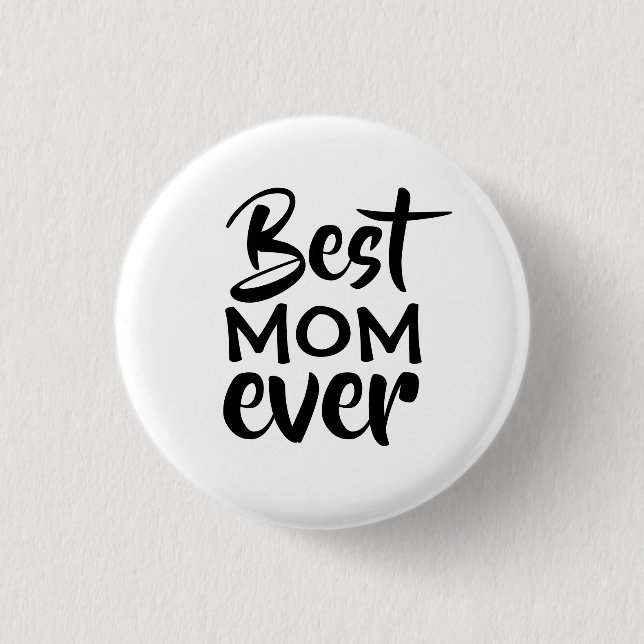Bóton Redondo 2.54cm Melhor Mãe de Todas (Frente)